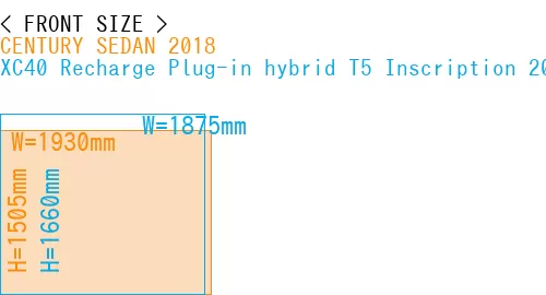 #CENTURY SEDAN 2018 + XC40 Recharge Plug-in hybrid T5 Inscription 2018-